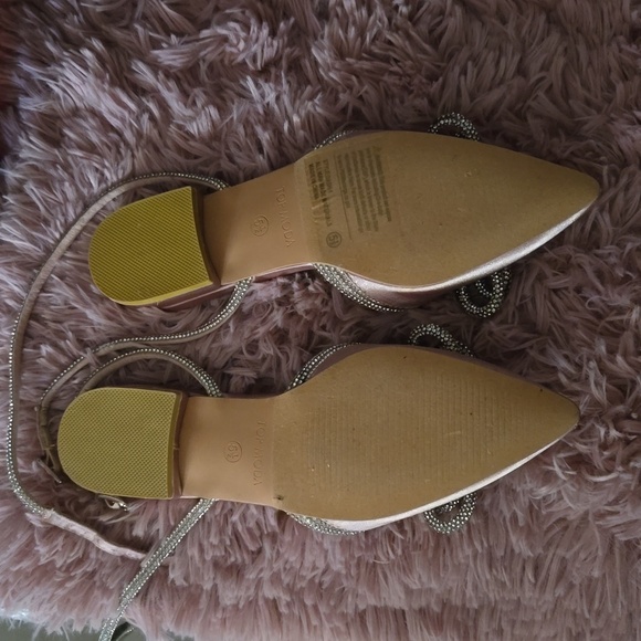TOP moda rhinestone flats 5.5 - Picture 3 of 5